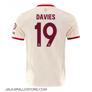 Bayern Munich Alphonso Davies #19 Kolmaspaita 2024-25 Lyhythihainen